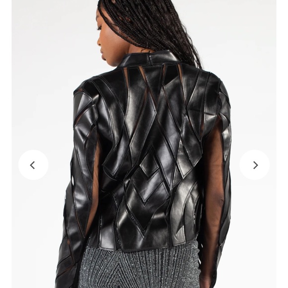 Mesh Vegan Leather jacket from Honey - Picture 4 of 4